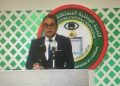 porte parole de la CENI , M. Mhamed Taghiyoullah El Edhem,