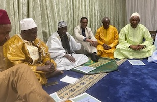 Le candidat D’AJDMR, Ibrahima Sow, à Memphis