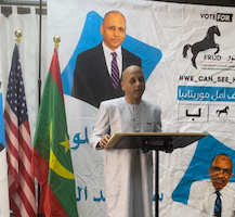 Meeting du candidat coalition Espoir Yahya Ould Loud et Abdoulaye Sy à Memphis