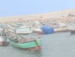 De nombreuses embarcations ancrées au port de Tanit ont coulé à la suite d’une tempête au port de Tanit.