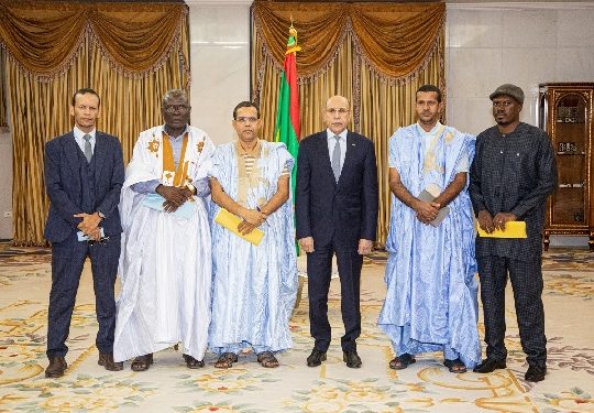 Cinq médias mauritaniens interviewent le Président Ghazouani
