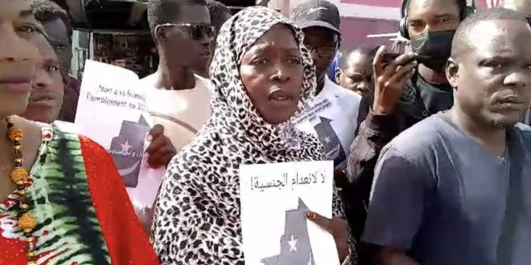 Sitting en Mauritanie et en France sur l’enrôlement 2023