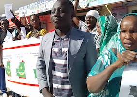 Nouakchott: Sit-in devant le centre d'enrôlement de Sebkha
