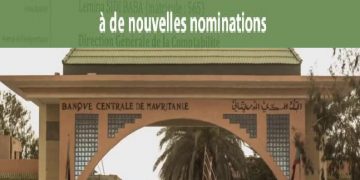 La composition du nouvel organigramme de la Banque Centrale de Mauritanie officiellement publiée