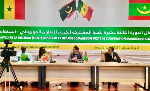 9 projets d’accords inscrits à l&rsquo;ordre du jour des travaux de la grande commission mixte de coopération mauritano-sénégalais