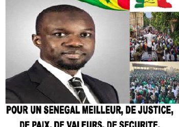 Projet Sonko : Pour un Sénégal meilleur, de justice, de paix, de valeurs, de sécurité, de partage équitable des richesses