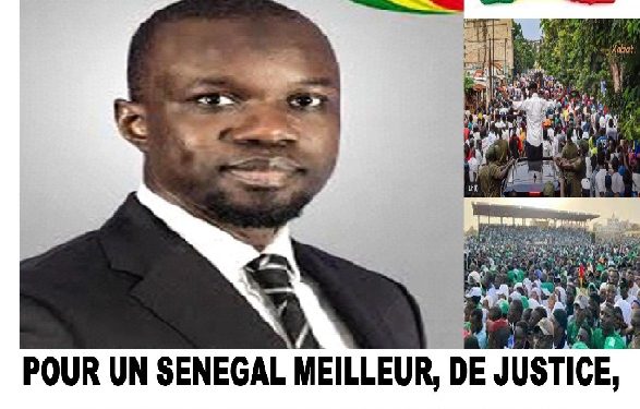 Projet Sonko : Pour un Sénégal meilleur, de justice, de paix, de valeurs, de sécurité, de partage équitable des richesses