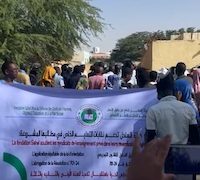 manifestation contre la loi sur l'education en Mauritanie
