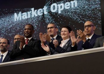 Le Gouverneur de la BCM Ould Dhehby inaugure la Bourse de Londres