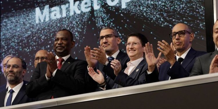 Le Gouverneur de la BCM Ould Dhehby inaugure la Bourse de Londres