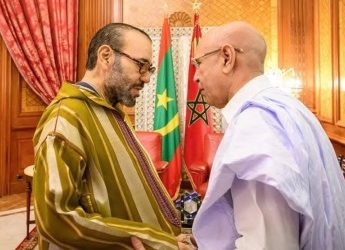 Le Roi Mohammed VI reçoit le président mauritanien