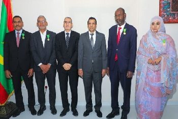 Décoration des 4 fonctionnaires de la Banque Centrale de Mauritanie