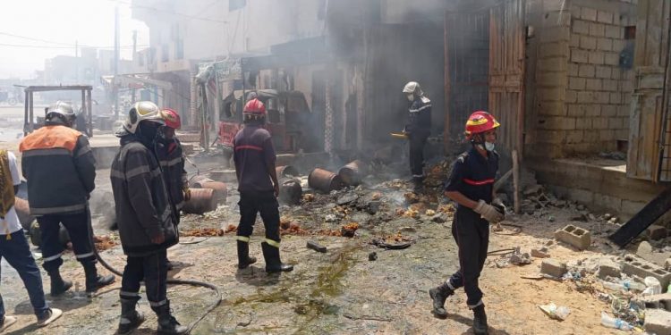 Incendie d’un entrepôt de teinture à Sebkha : pas de pertes humaines, mais d’importants dégâts matériels