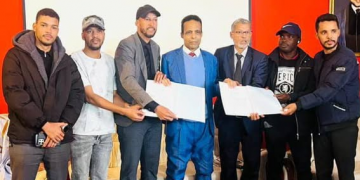Le Syndicat de la Presse Sportive Mauritanienne signe une convention de coopération avec des associations médiatiques marocaines