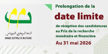Prix de la recherche monétaire et financière de la BCM : le délai de candidatures prolongé
